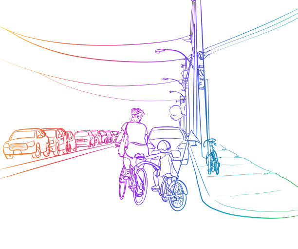 骑与妈妈自行车骑图片下载