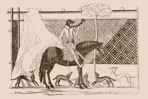 特里斯坦在猎苑。用的是《特里斯坦传奇》里的微型模型图片下载