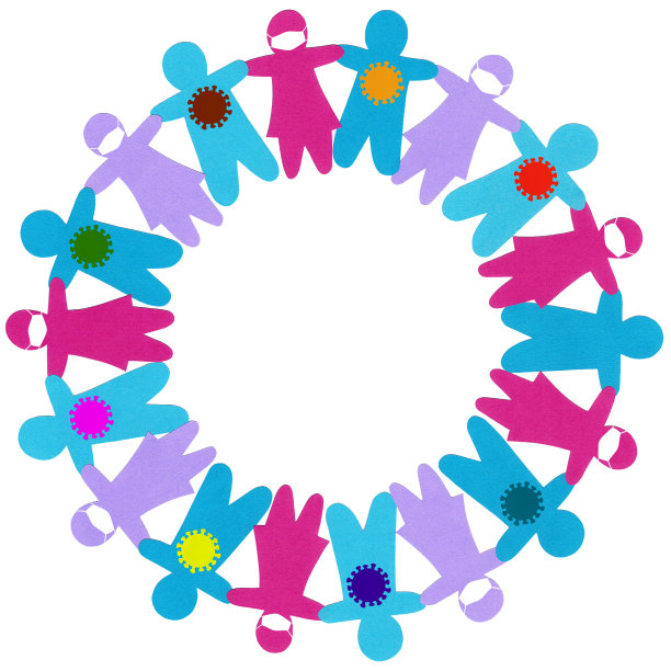 受保护的女孩和受病毒感染的男孩图片下载