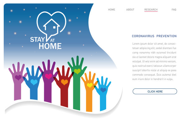 呆在家里-大流行图片下载