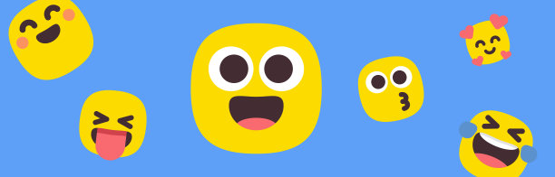 表情符号横幅设计图片下载