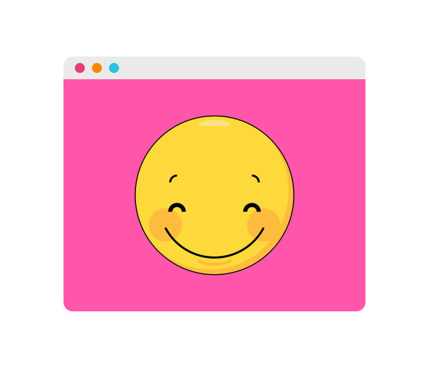 网页浏览器上的微笑表情图片下载