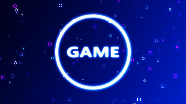 游戏棋子:三角形，十字形，方形和圆形。插图矩形背景图片下载