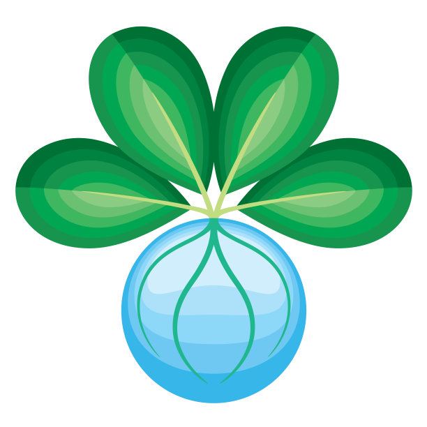 水培和鱼养共生植物叶片图标图片下载