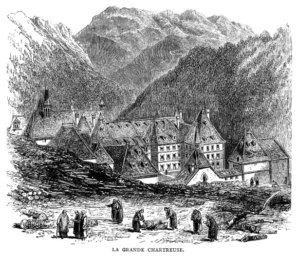 法国格勒诺布尔附近的拉格兰德查特重用修道院图片下载