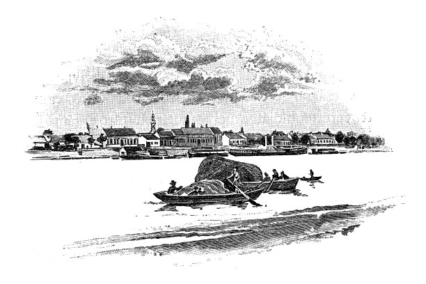 多瑙河在Mohacs图片下载