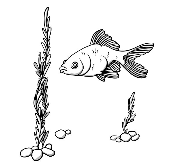 幸运小金鱼小品图片下载