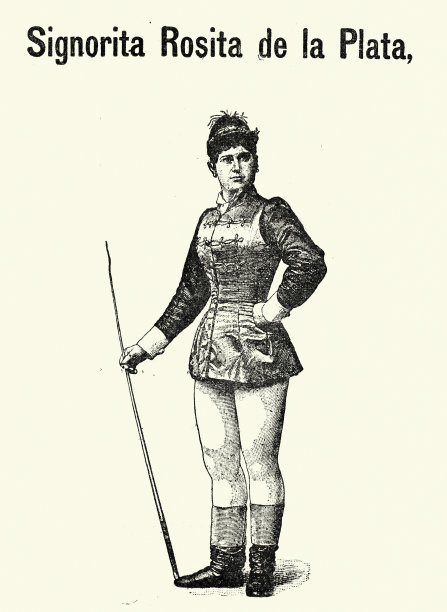 Rosita de la Plata，维多利亚时代马戏团演员，19世纪图片下载