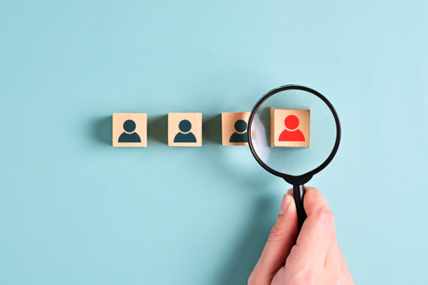 人们的联系。人力资源管理和业务合作伙伴的连接线。高质量照片图片下载