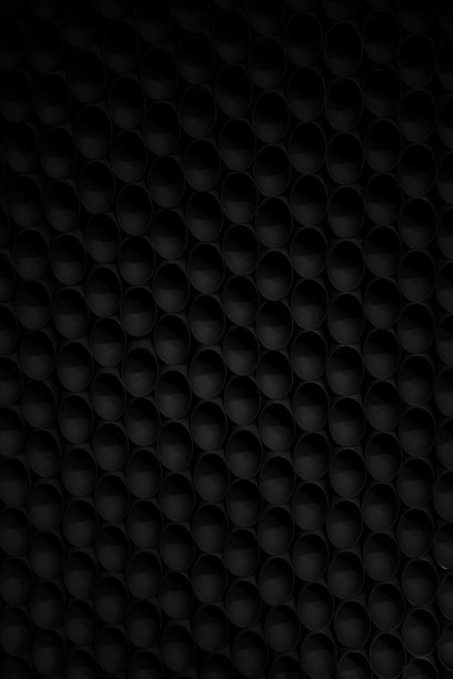黑灰色椭圆几何纹理，干净的黑色渐变腔椭圆建筑表面无缝。图片下载