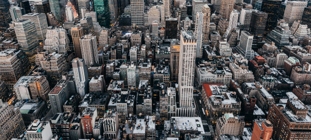 鸟瞰曼哈顿图片下载