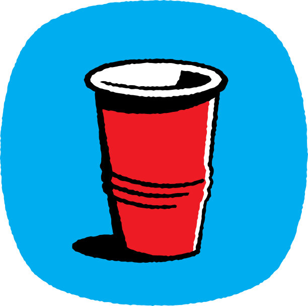 塑料杯涂鸦图片下载