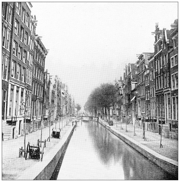 荷兰阿姆斯特丹的古董旅行照片图片下载