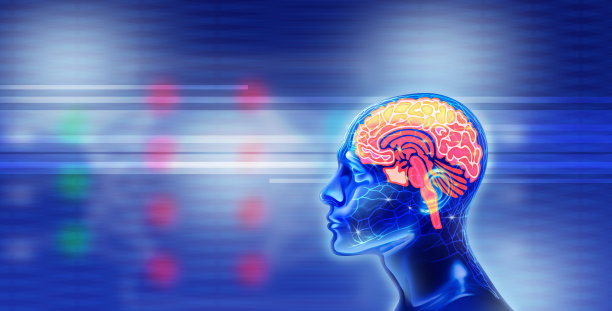 人工神经网络神经元与机器人的深度学习信息图图片下载