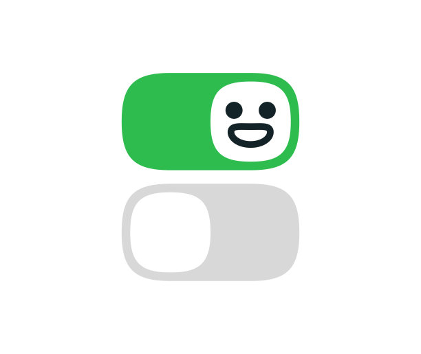 带有表情符号的开关按钮图片下载