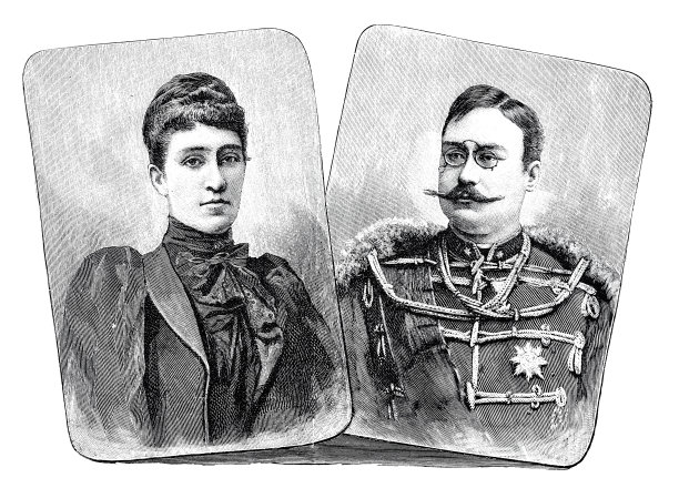 卢森堡威廉公爵和他的妻子图片下载