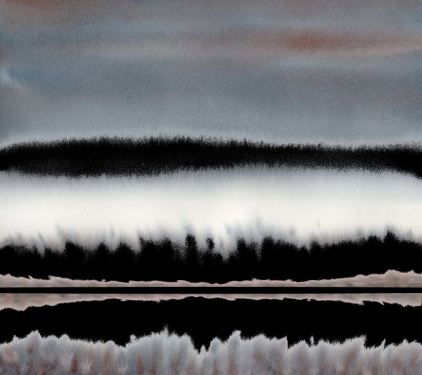 抽象水彩灰色飞溅，斑点，染色，洗涤，波浪图片下载