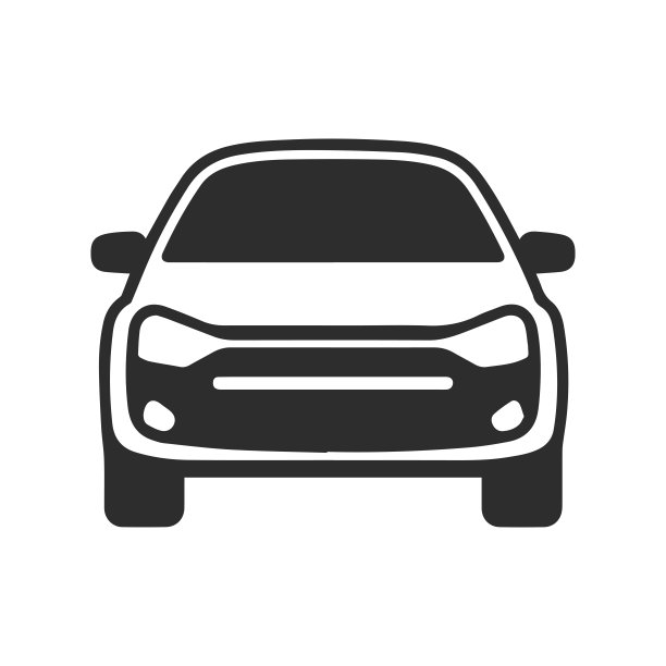 黑色汽车图标。汽车矢量图标上孤立的白色背景。车辆信号。矢量插图。EPS10图片下载