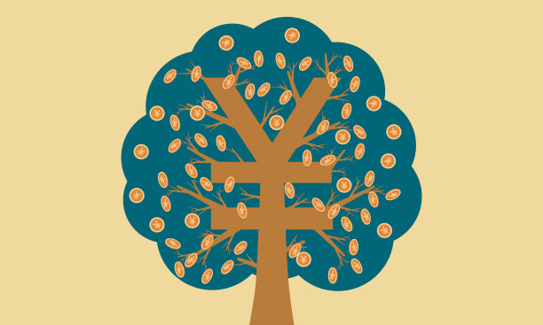 人民币钱树概念图图片下载