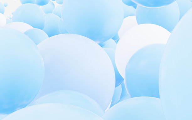 彩色球体背景，3d渲染。图片下载