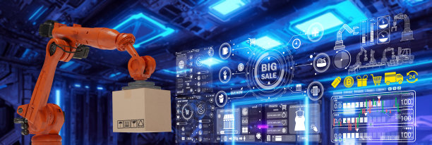 手臂机器人人工智能制造箱体产品面向制造业技术面向未来产品进出口面向产品、食品、化妆品、服装仓储机械未来技术图片下载