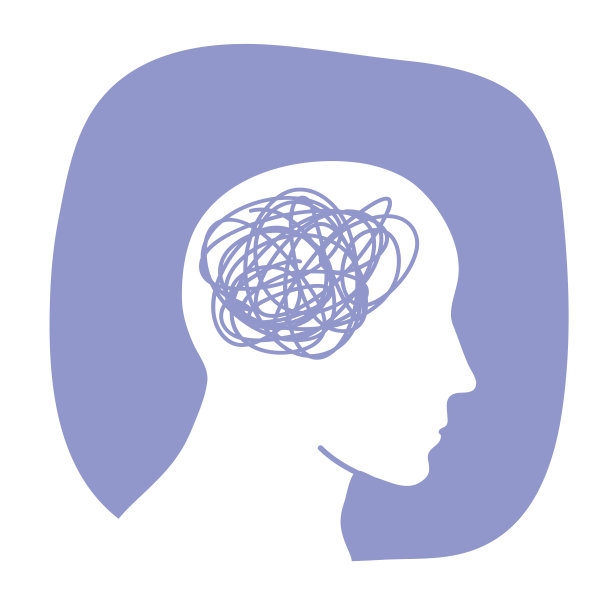 人类通过一种复杂而混乱的方式来寻找和思考思想。矢量艺术作品描绘了混乱，混乱，智力，思想和脑力劳动。图片下载