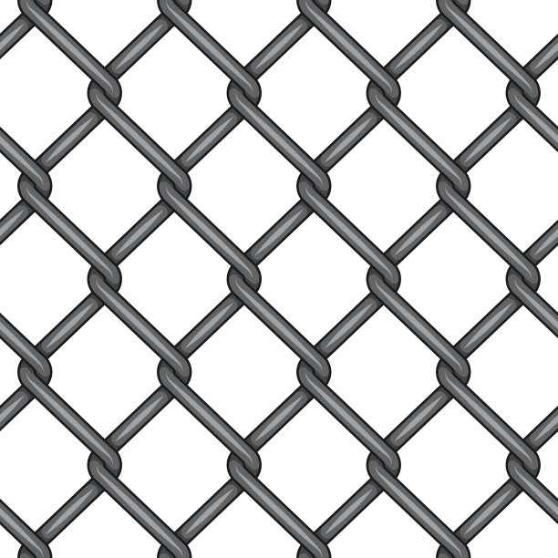 无缝图案与金属网网。矢量彩色背景。图片下载