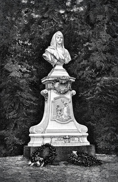 巴登-巴登，奥古斯塔皇后纪念碑图片下载