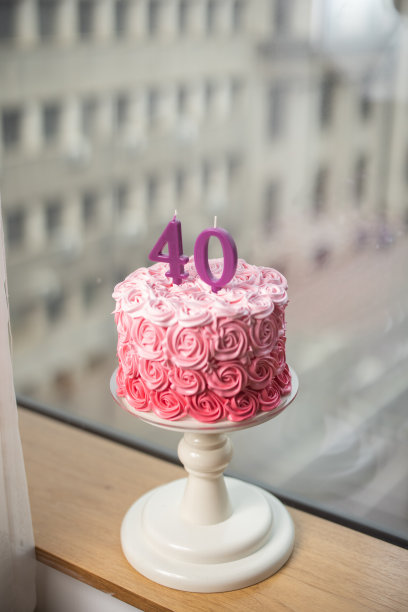 40岁生日蛋糕图片下载