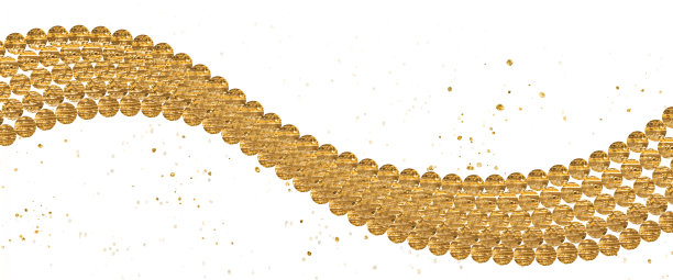 闪亮的金链波图片下载