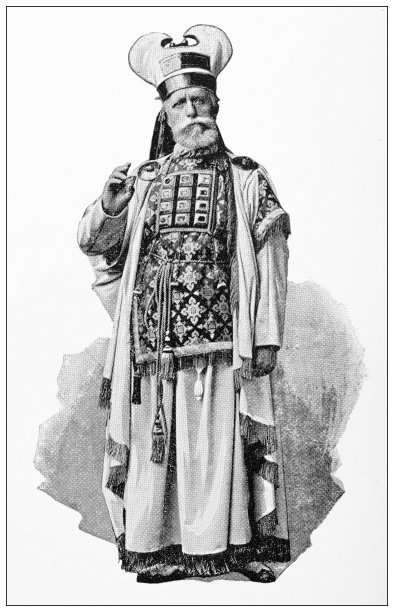 德国奥伯拉默高基督受难戏剧:该亚法图片下载