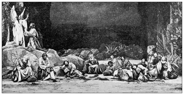 德国奥伯拉默高基督受难戏剧:沉睡的使徒图片下载