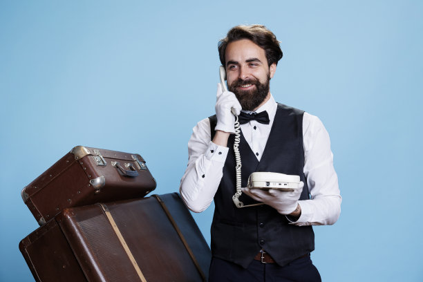 游客拨打酒店电话图片下载