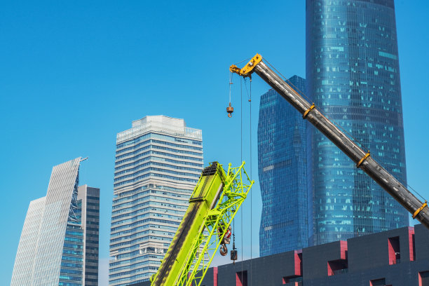 中国广州现代城市建筑的局部细节特写图片下载