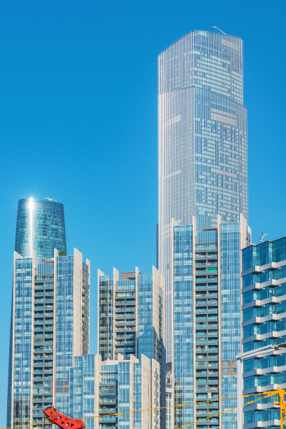 中国广州现代城市建筑的局部细节特写图片下载