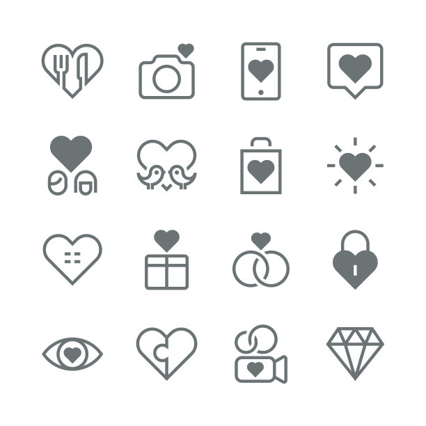 爱与情人节图标图片下载