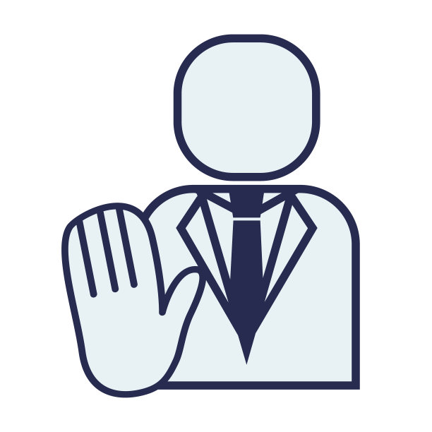 一个穿着西装用手发出信号的人图片下载