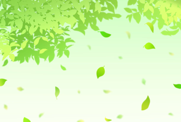 美丽的落叶插图图片下载