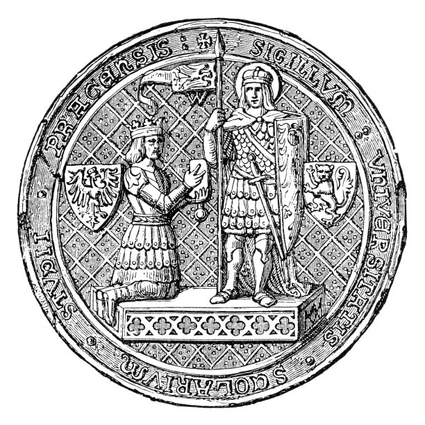 布拉格大学印章，1384年图片下载