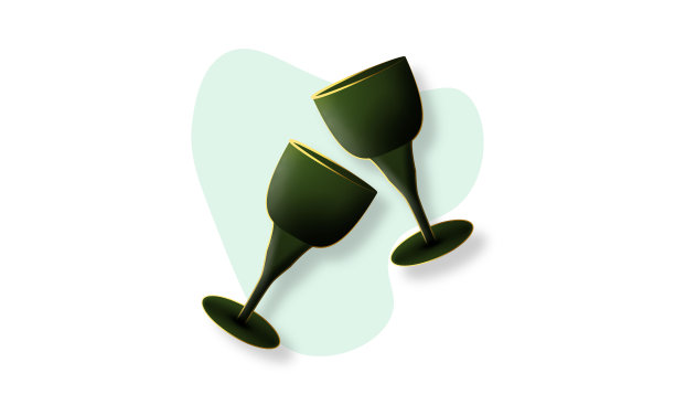 矢量插图与新鲜的啤酒杯图片下载