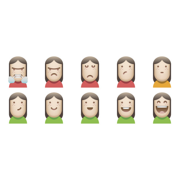 客户满意头像图标集图片下载