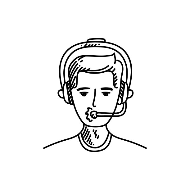 呼叫中心线图标，草图设计，像素完美，可编辑笔画。24小时支持服务，支持，联系我们，客户，时钟，时间。图片下载