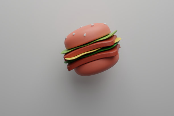 烧烤，牛肉，大的，面包，小圆面包，汉堡，奶酪，奶酪汉堡图片下载