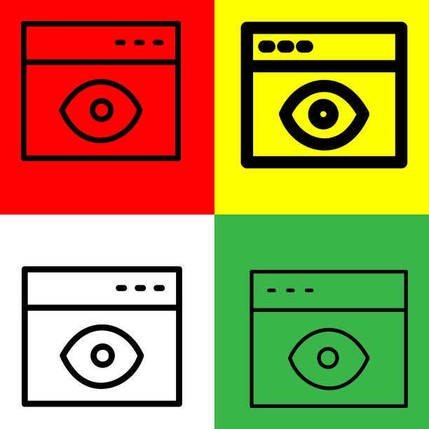 网页图标。网页矢量图标从人工智能收集。网站页面图标。图片下载