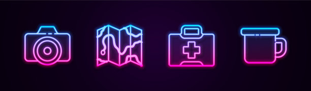 设置线摄影相机的位置上的森林图片下载