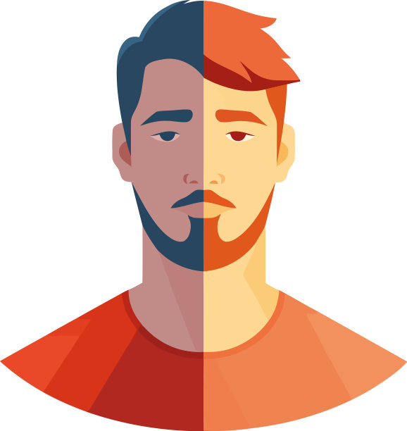 留着胡子的英俊商人图片下载