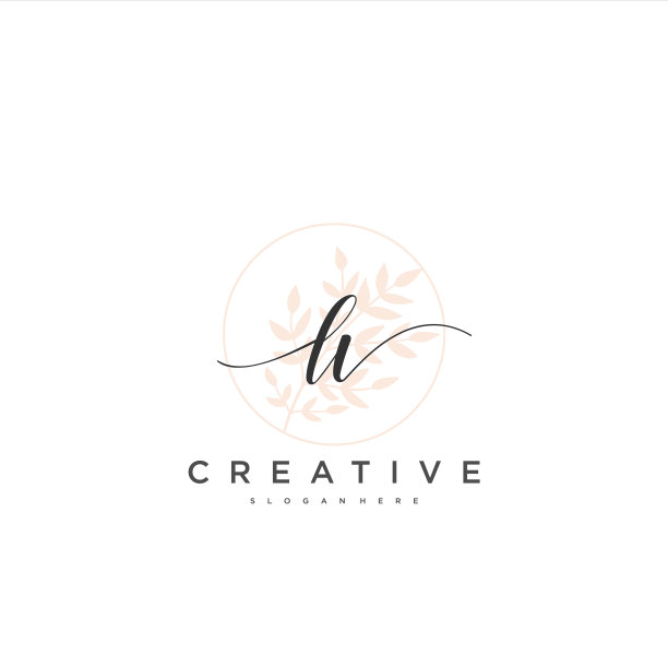 吕首手写极简几何logo图片下载