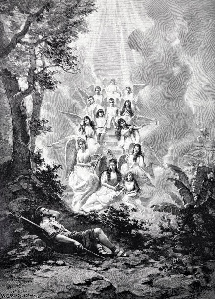 雅各的梯子或天堂的梯子图片下载