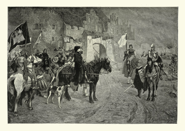 波格多夫要塞投降，中世纪战争图片下载