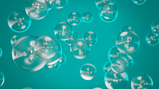 柔软和豪华的分子胶原蛋白维生素血清令人满意的旗帜背景3D渲染图片下载